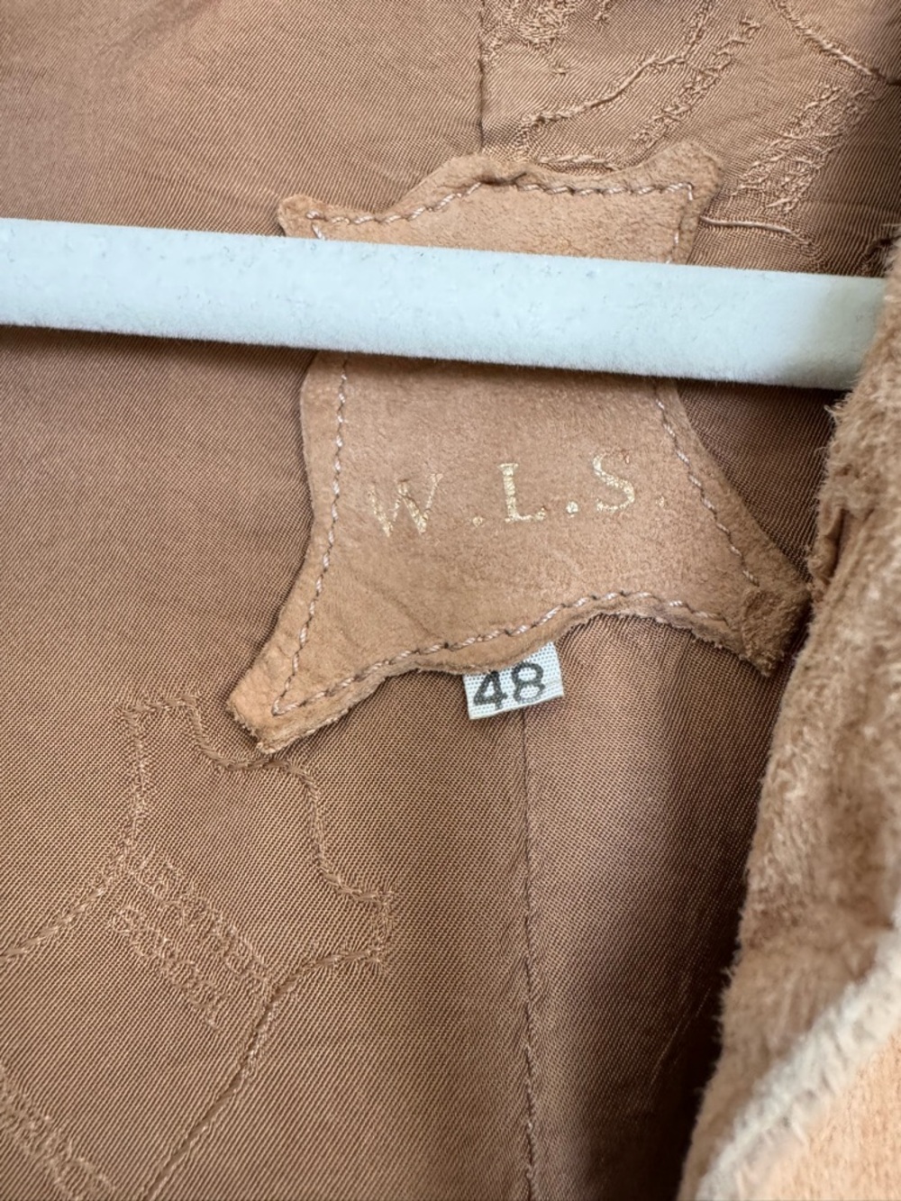 Vintage Wilson’s Buttery-Soft Suede Button-Front Jacket - Tan Size Small - Picture 2 of 7